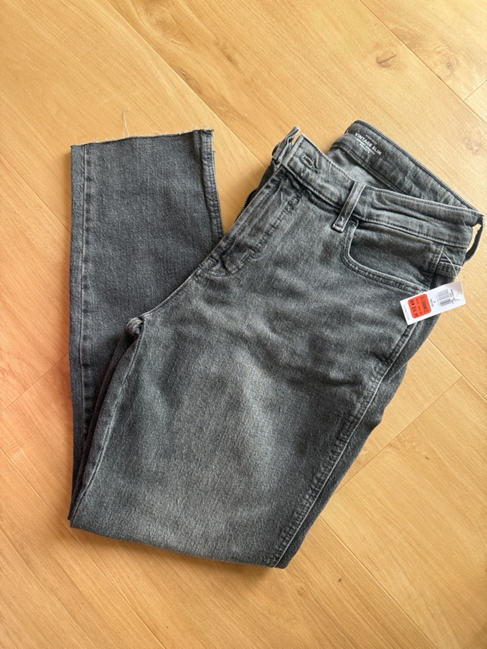 Old Navy Men's Slim Jeans in Washed Charcoal